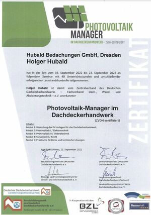 Photovoltaik Manager